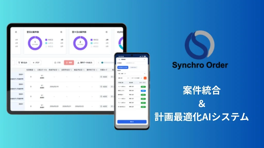 シンクロオーダー - 案件統合＆計画最適化AIシステム